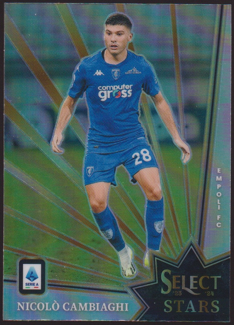 Panini Select Stars 2023-24 Nicolò Cambiaghi Empoli FC Parallel Rare Nr. No.8 – Bild 1