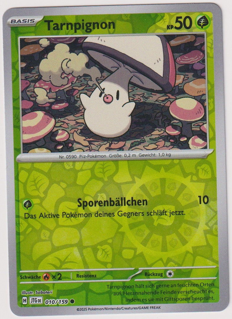 Pokemon TCG Oddish #1/159 Common (C) Reverse Holo Deutsch 2025 – Bild 1