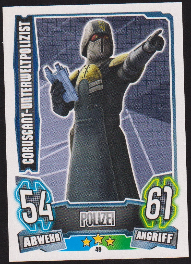 Topps Star Wars 2013 Coruscant-Unterweltpolizist Republik TCG Rare #54 – Bild 1