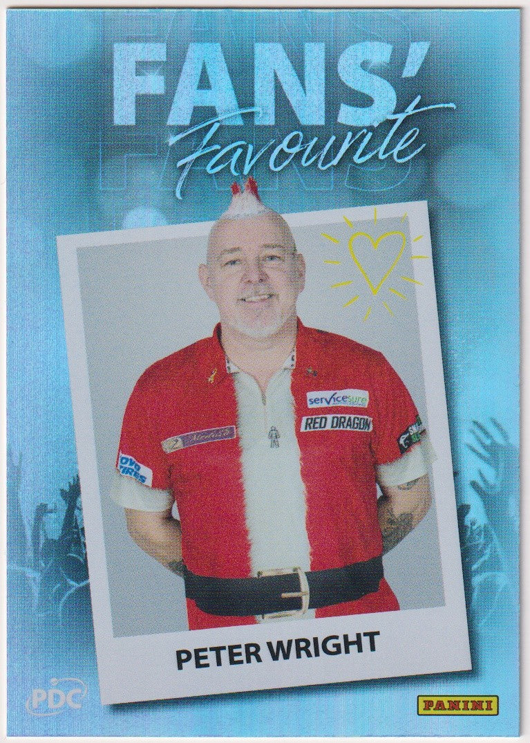 Panini PDC World Championship 2026 Peter Wright "Snakebite" Refractor Parallel – Bild 1