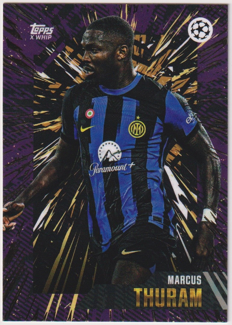 Topps X WHIP 2012-13 Marcus Thuram Inter Milan Parallel Rare – Bild 1