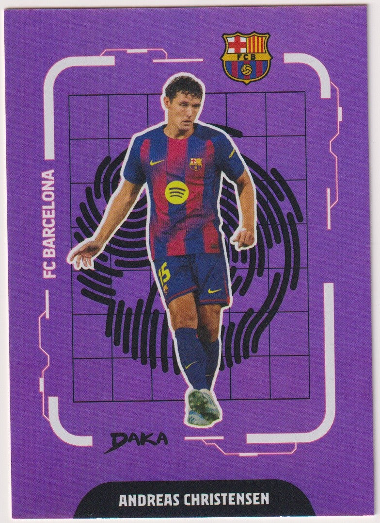 Daka Locked 2024-25 Andreas Christensen FC Barcelona EK-7 Parallel 24/99 – Bild 1