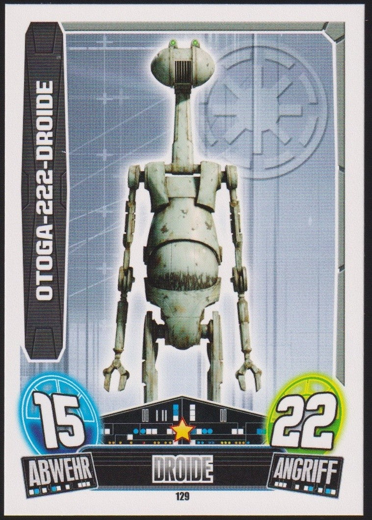 Topps Star Wars 2013 Otoga-222-Droide Republik (Movie) TCG Rare #129 – Bild 1