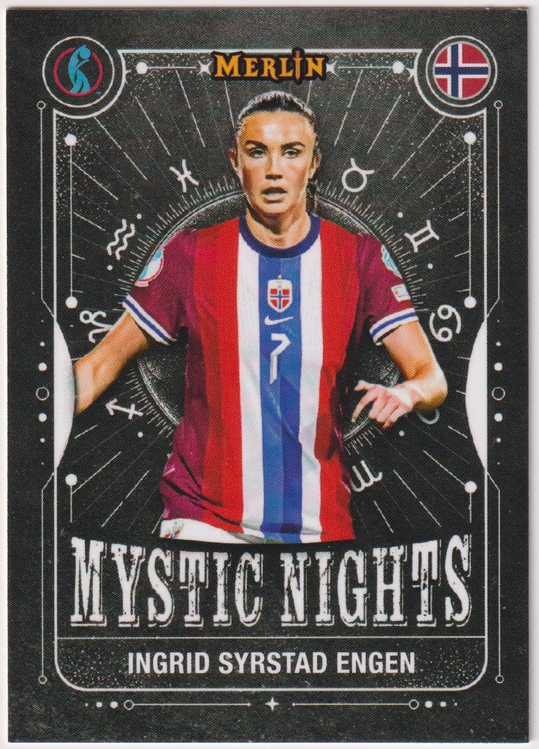 Topps Mystic Nights 2023-24 Ingrid Syrstad Engen Norwegen Women's Euro – Bild 1