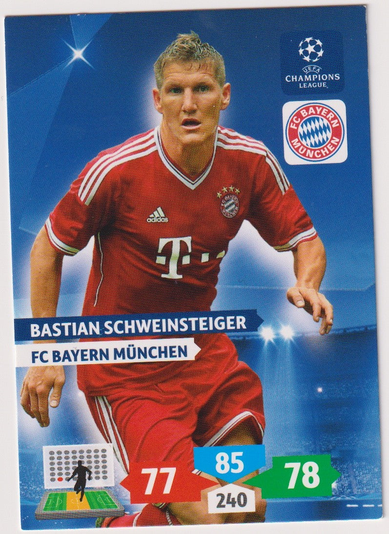 Panini Champions League 2012-13 Bastian Schweinsteiger Bayern München Parallel – Bild 1