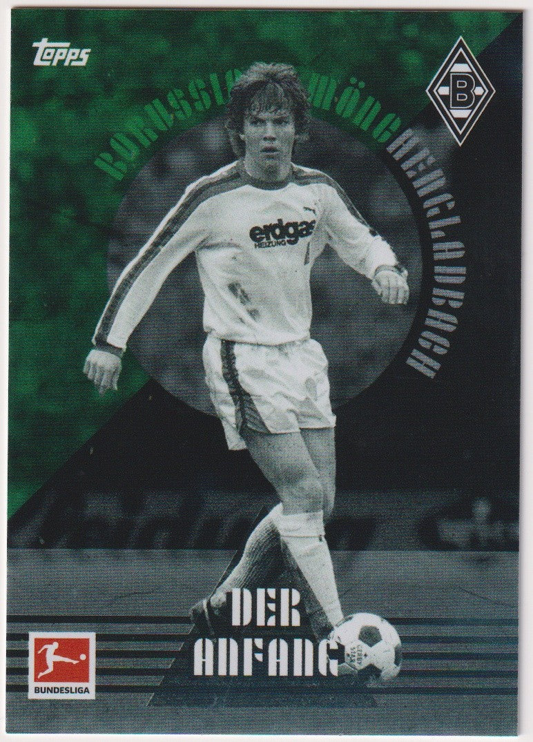 Topps Der Anfang Lothar Matthäus Borussia Mönchengladbach Bundesliga Parallel – Bild 1