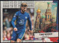 Topps Road to St. 2020-21 Timo Werner Chelsea FC UEFA Champions League Parallel – Bild 1