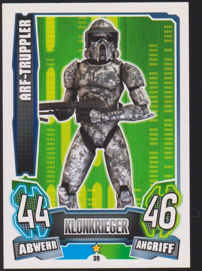 Topps Star Wars 2013 Arf-Truppler REPUBLIK Klonkrieger TCG Rare #39 – Bild 1