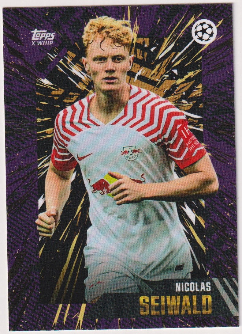 Topps X WHIP Gold 2023-24 Nicolas Seiwald RB Leipzig Parallel Rare – Bild 1