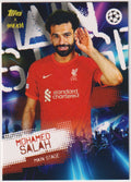 Topps Steve Aoki Football Festival 2021-22 Mohamed Salah Liverpool FC Parallel – Bild 1