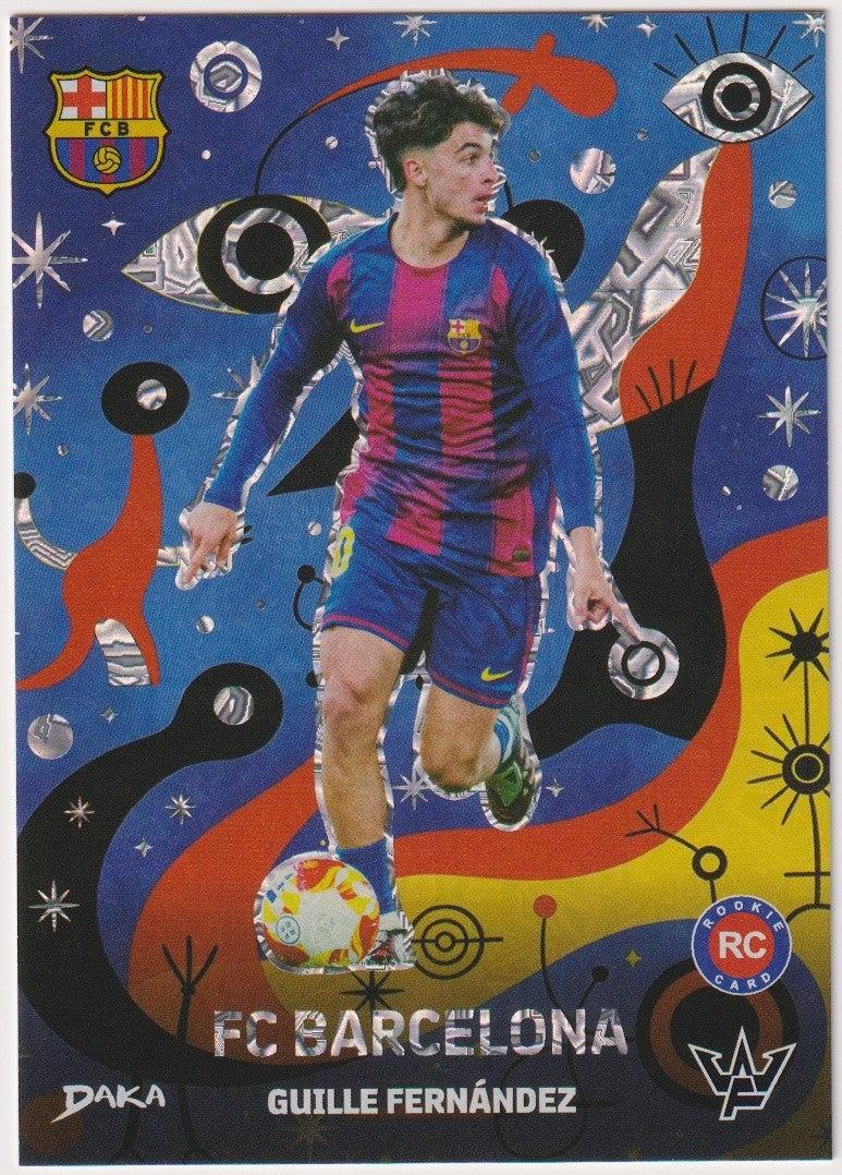 Daka BD-16 2025-26 Guille Fernandez FC Barcelona Rookie Parallel Rare – Bild 1