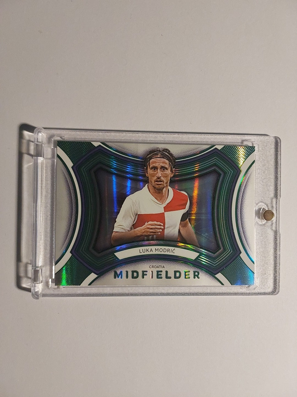 Futera Platinum 2025 Luka Modric Real Madrid Kroatien Parallel 7/25 Refractor – Bild 1