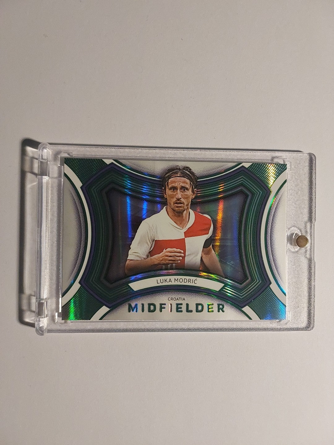 Futera Platinum 2025 Luka Modric Real Madrid Kroatien Parallel 7/25 Refractor – Bild 1