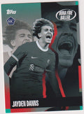 Topps Bona Fide Baller 2023-24 Jayden Danns Rookie Liverpool FC Parallel – Bild 1