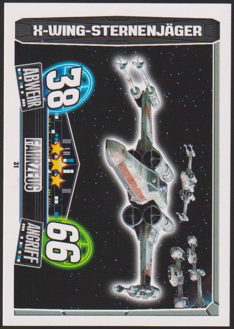 Topps Star Wars 2013 X-Wing-Sternenjäger Allianz (Film Version) TCG Rare #31 – Bild 1