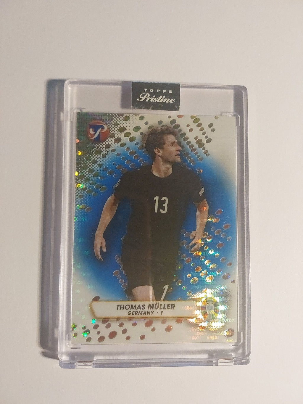Topps Euro Pristine 2024 Thomas Müller Deutschland Numbered 36/75 Parallel – Bild 1