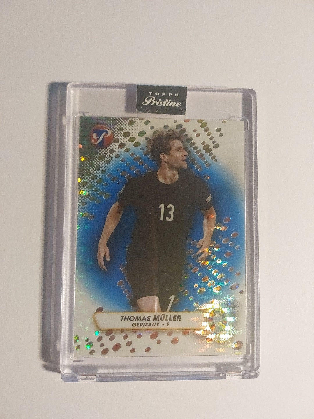 Topps Euro Pristine 2024 Thomas Müller Deutschland Numbered 36/75 Parallel – Bild 1
