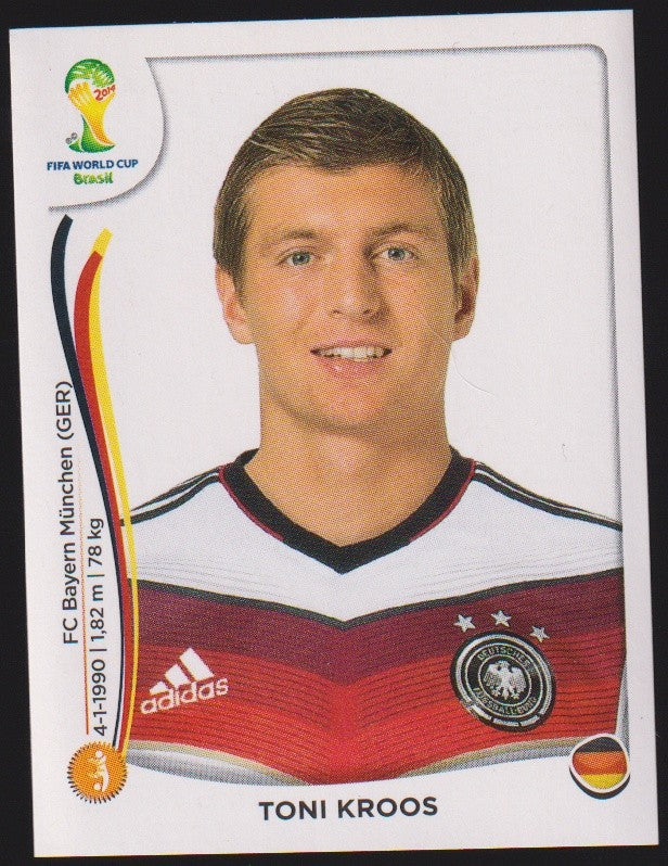 Panini World Cup 2014 Toni Kroos Deutschland Vintage Legend Parallel – Bild 1