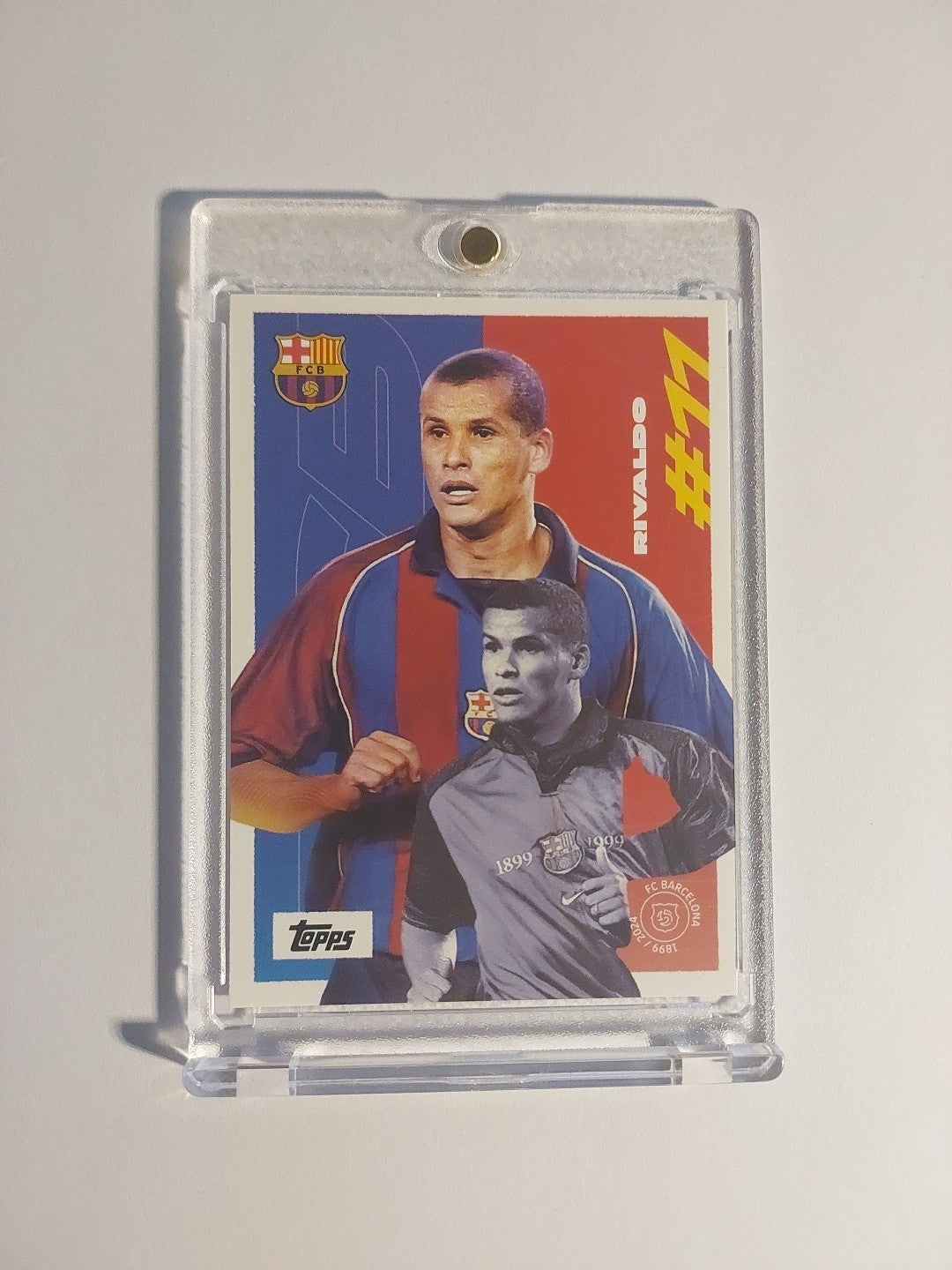 Topps Fc Barcelona Team Set 2024-25 Rivaldo Limited Parallel Edition – Bild 1
