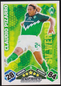 Topps Match Attax Claudio Pizarro Werder Bremen Bundesliga Parallel Rare Nr. 15 – Bild 1