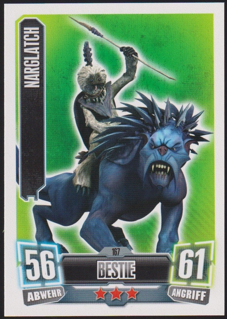 Topps Star Wars 2011 Narglatch Bestie / Monster / Kreatur TCG Rare #167 – Bild 1