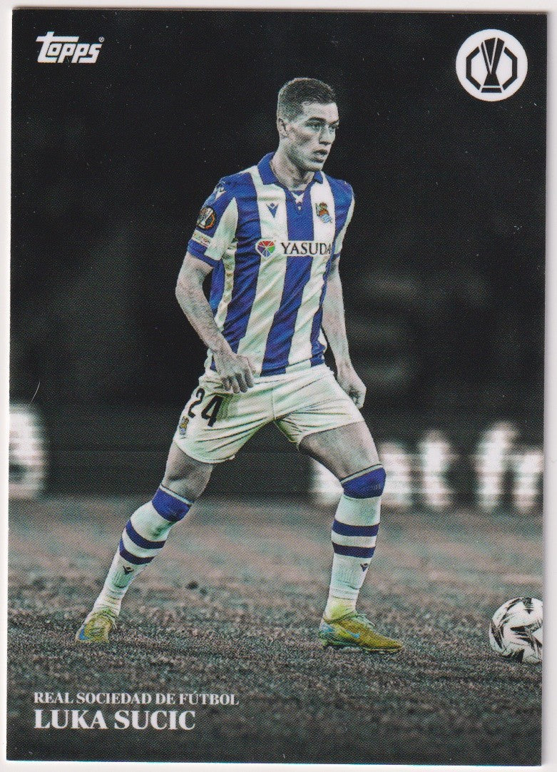 Topps UEFA Europa League 2024-25 Luka Susic Real Sociedad de Fútbol Parallel – Bild 1