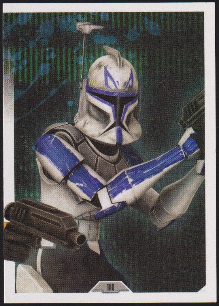 Topps Star Wars 2011 Captain Rex Republik Klonkrieger Full Art TCG Rare #188 – Bild 1