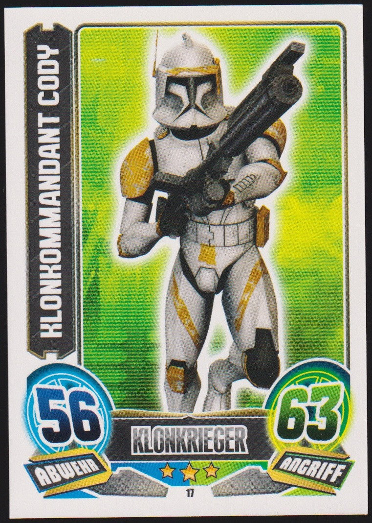 Topps Star Wars 2013 Klonkommandant Cody Klonkrieger Republik TCG Rare – Bild 1