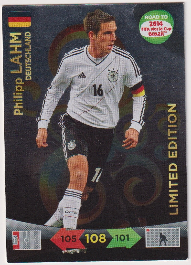 Panini Road to 2014 FIFA World Cup Brazil™ Phillipp Lahm Deutschland Adrenalyn – Bild 1