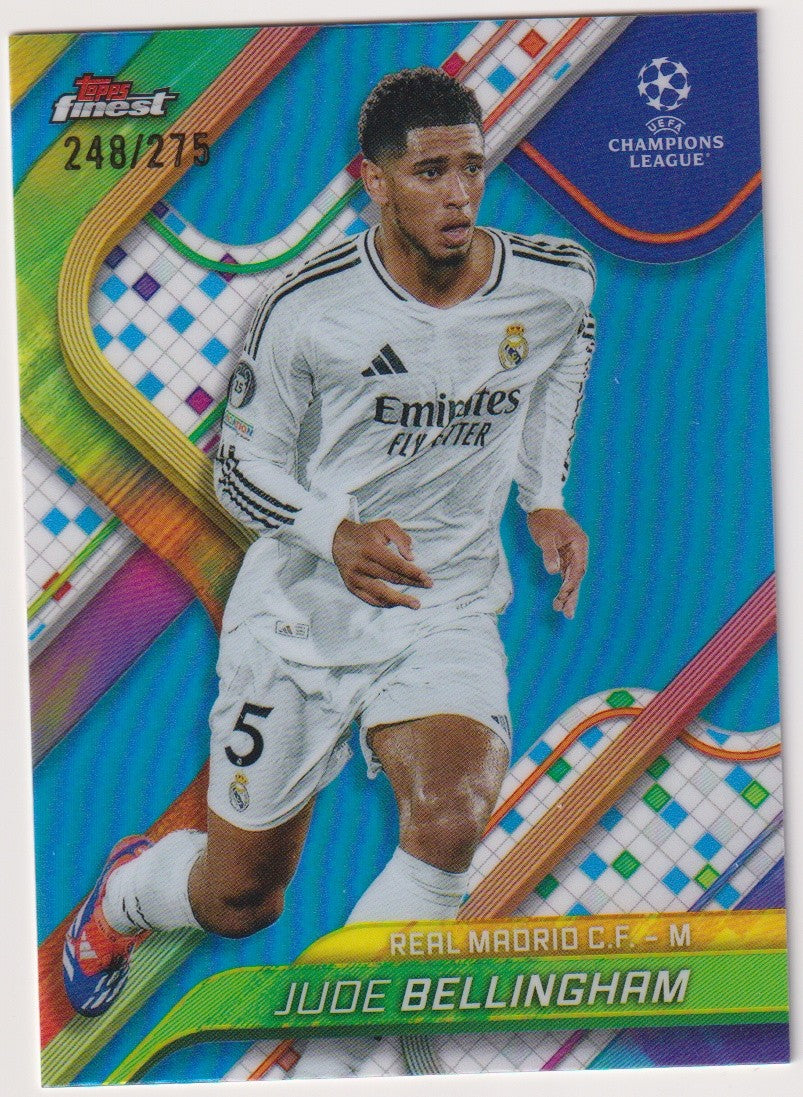 Topps Finest 2023-24 Jude Bellingham Real Madrid C.F. Parallel 248/275 Rare – Bild 1