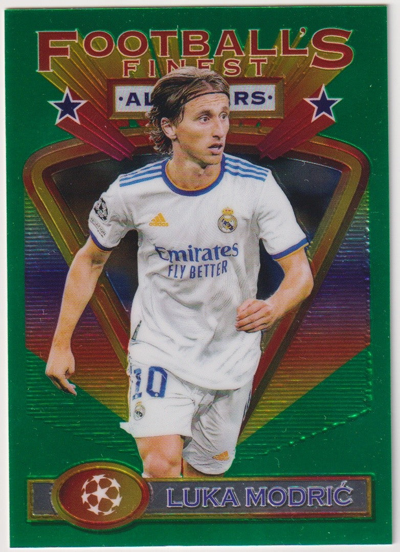 Topps Football's Finest 2022-23 Luka Modrić Real Madrid C.F. Parallel Rare – Bild 1