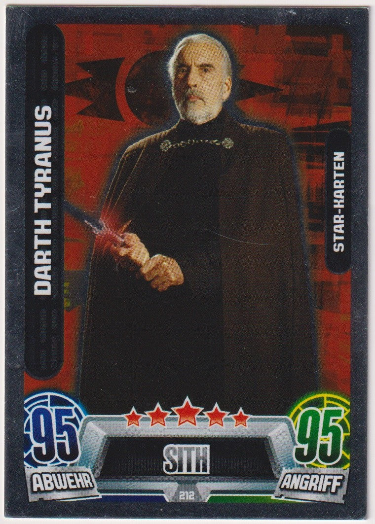 Topps Star Wars 2013 Darth Tyranus Separatist Sith TCG Rare – Bild 1