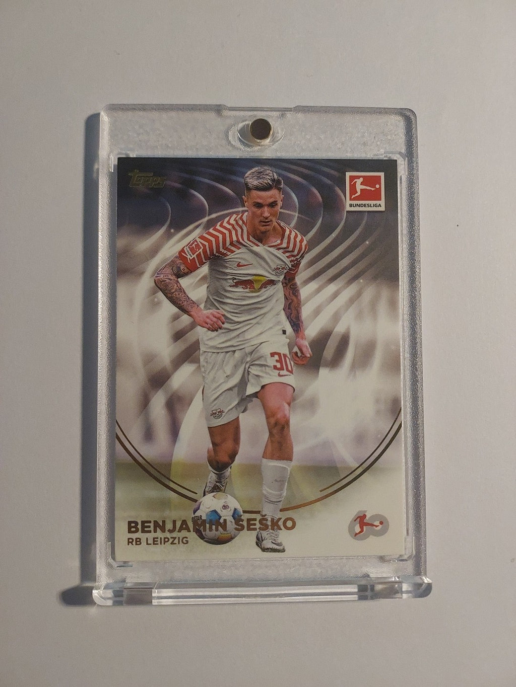 Topps 60 Jahre Bundesliga 2023-24 Benjamin Sesko RB Leipzig Parallel Rare – Bild 1