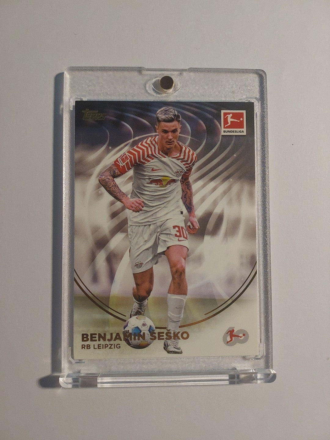 Topps 60 Jahre Bundesliga 2023-24 Benjamin Sesko RB Leipzig Parallel Rare – Bild 1