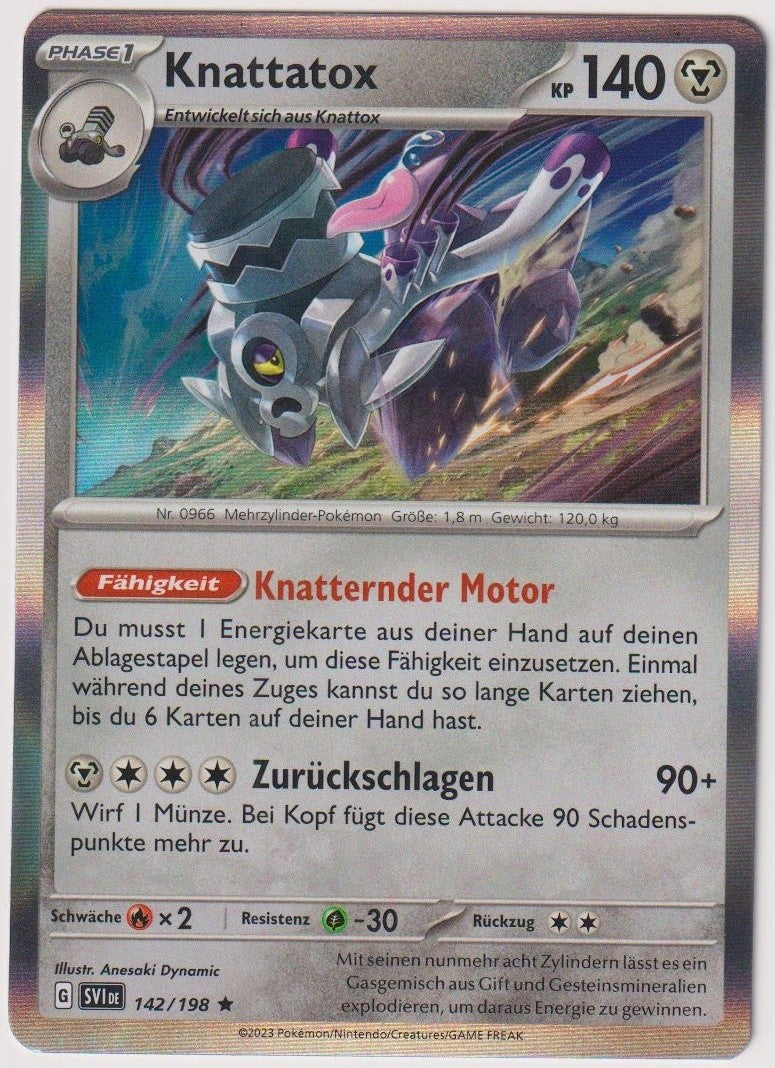 Pokemon TCG Revavroom #142/198 Rare (R) Holo Deutsch 2023 – Bild 1