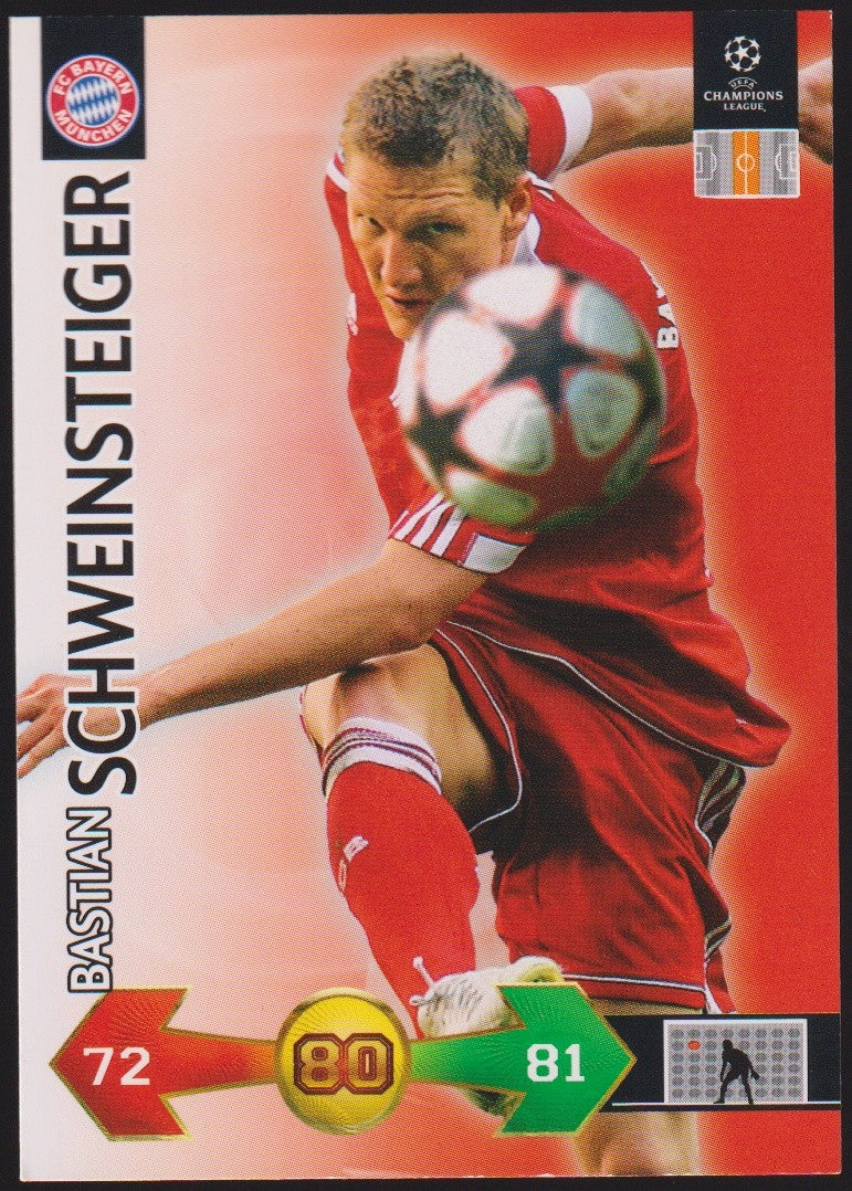 Panini 2009-10 Bastian Schweinsteiger Bayern München UEFA Champions League – Bild 1