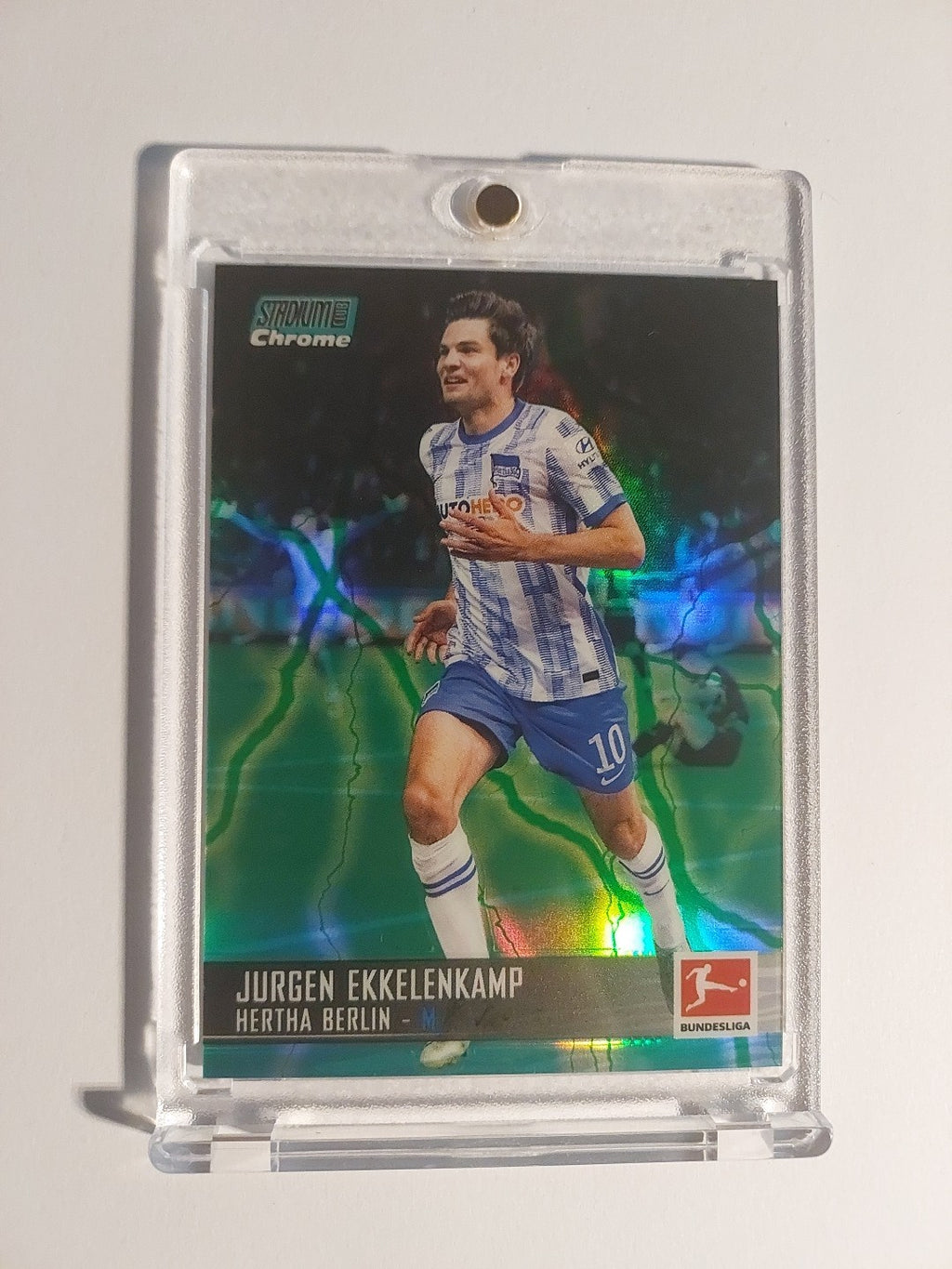 Topps Chrome 2021-22 Jurgen Ekkelenkamp Hertha BSC Nummeriert 112/175 Parallel – Bild 1