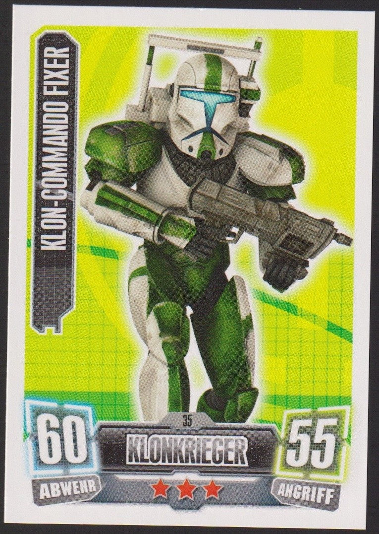 Topps Star Wars 2011 Klon-Commando Fixer Republik TCG Rare #55 – Bild 1