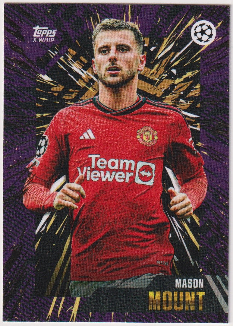 Topps Champions League Gold 2023-24 Mason Mount Manchester United Parallel Rare – Bild 1