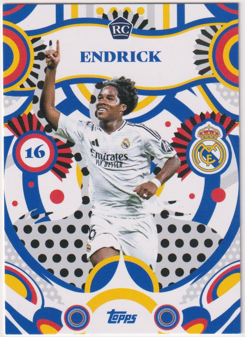 Topps Official Club Product Endrick Rookie Real Madrid FC Parallel Rare 29 – Bild 1