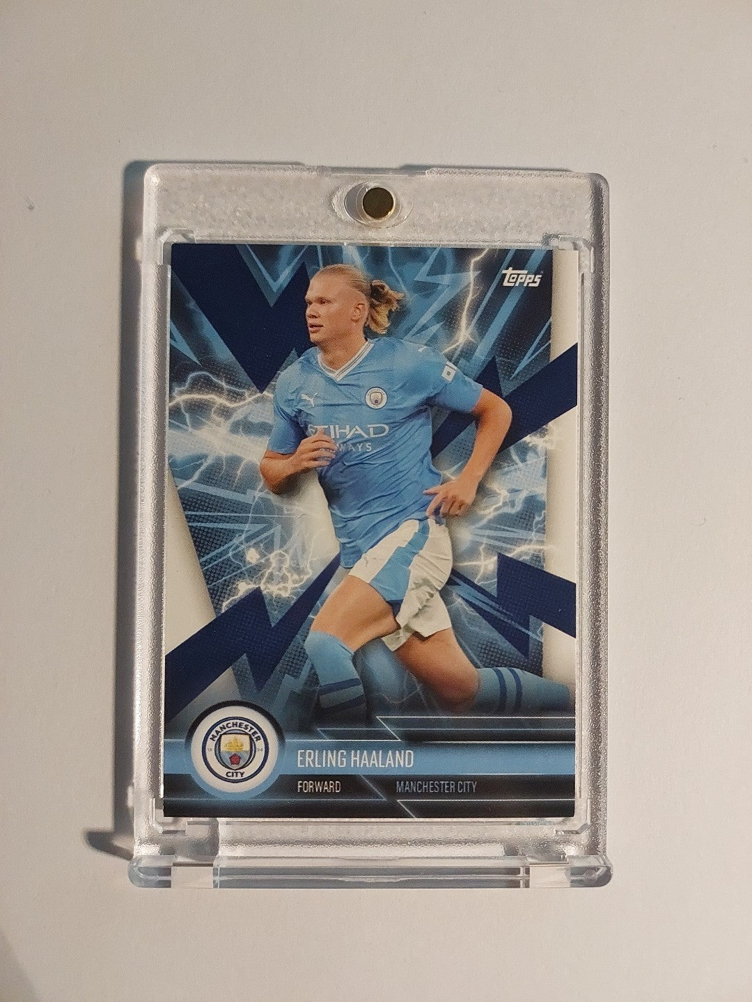 Topps Manchester City Team Set 2022-23 Erling Haaland Parallel Ultra Rare Hit – Bild 1
