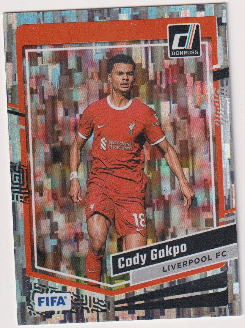 Panini 2023-24 - DonRuss Soccer Cody Gakpo Liverpool FC Parallel Rare – Bild 1