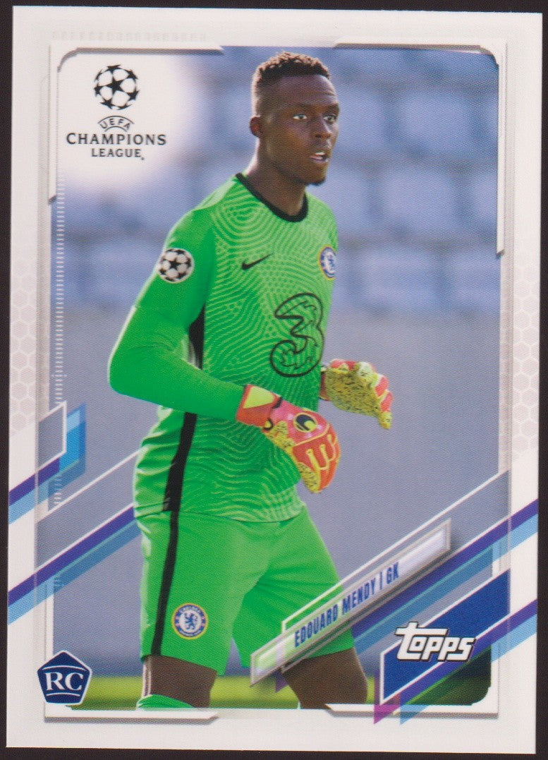 Topps 2020-21 Edouard Mendy Rookie Chelsea FC Parallel Rare – Bild 1