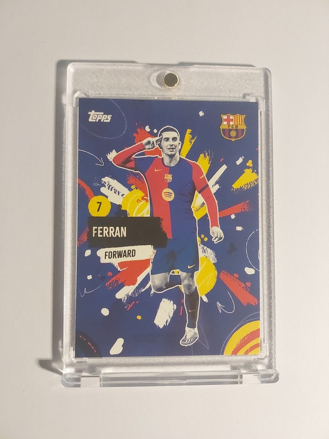 Topps Fc Barcelona Team Set 2024-25 Ferran Torres Limited Edition Parallel – Bild 1