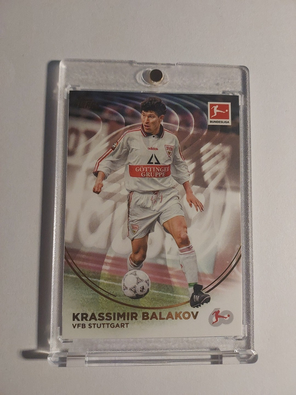 Topps 60 Jahre Bundesliga 2023-24 Krassimir Balakov Stuttgart Parallel Rare Hit – Bild 1