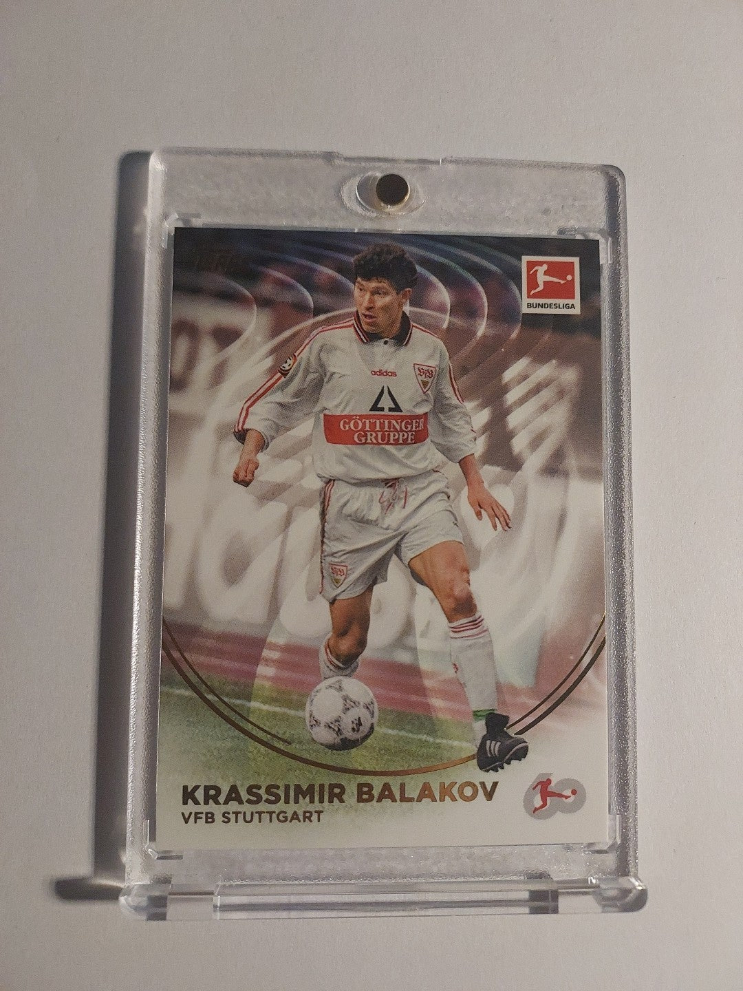 Topps 60 Jahre Bundesliga 2023-24 Krassimir Balakov Stuttgart Parallel Rare Hit – Bild 1