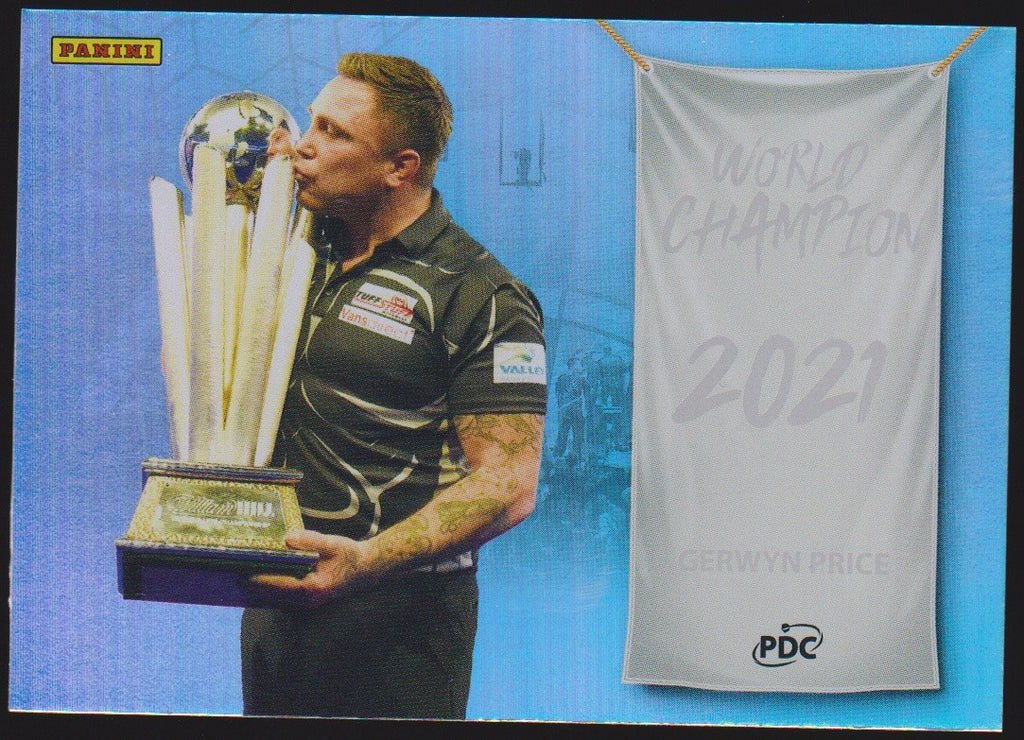 Panini PDC World Championship 2026 Gerwyn Price "The Iceman" Refractor Parallel – Bild 1