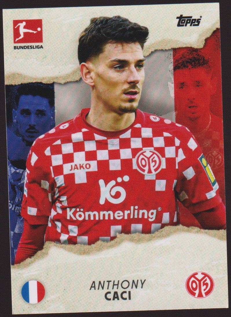 Topps International Stars Anthony Caci 1. FSV Mainz 05 Bundesliga Parallel Rare – Bild 1