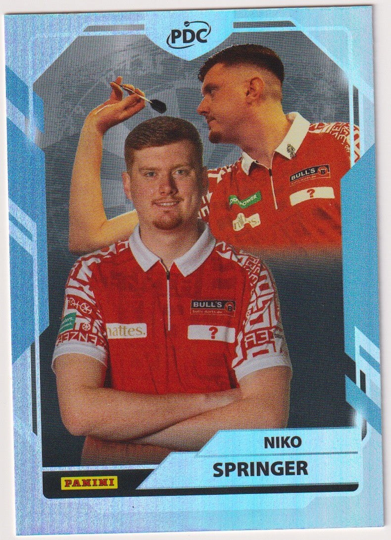 Panini PDC World Championship 2026 Niko Springer Refractor Parallel – Bild 1