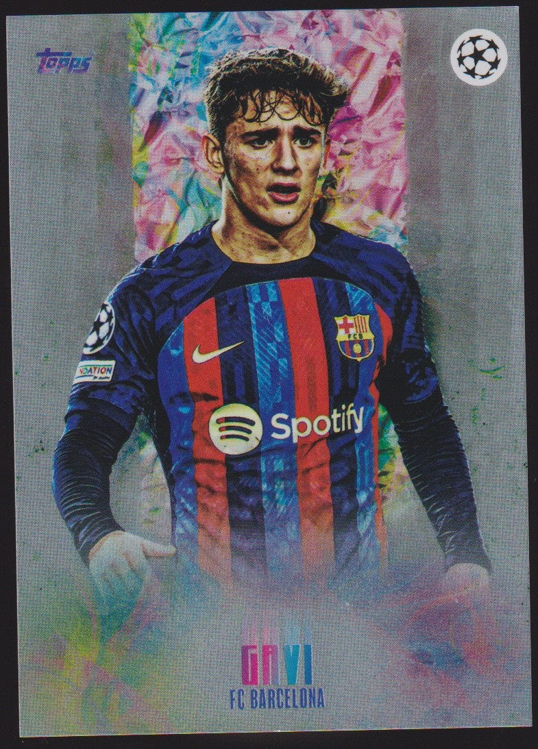 Topps Champions League 2022-23 Gavi FC Barcelona Parallel Rare – Bild 1